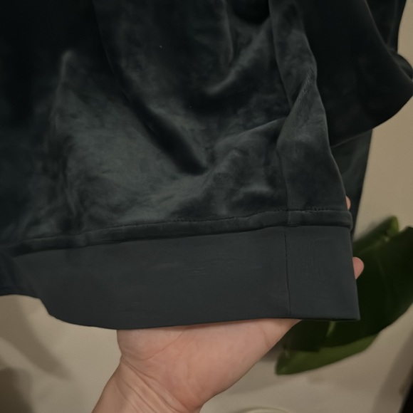 Joie Green Velvet Shirt - Picture 4 of 5
